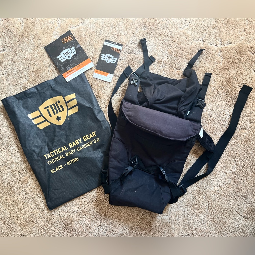 Black Backpack Carrier